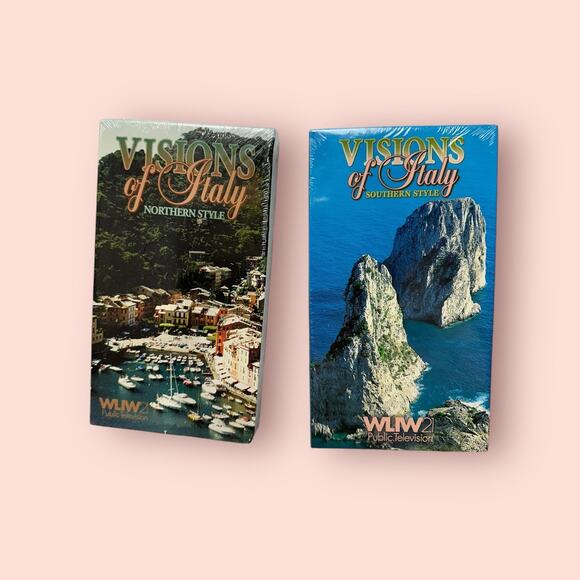 Visions of Italy, Southern Northern Style VHS WLIW 21 PBS New York - Picture 1 of 2